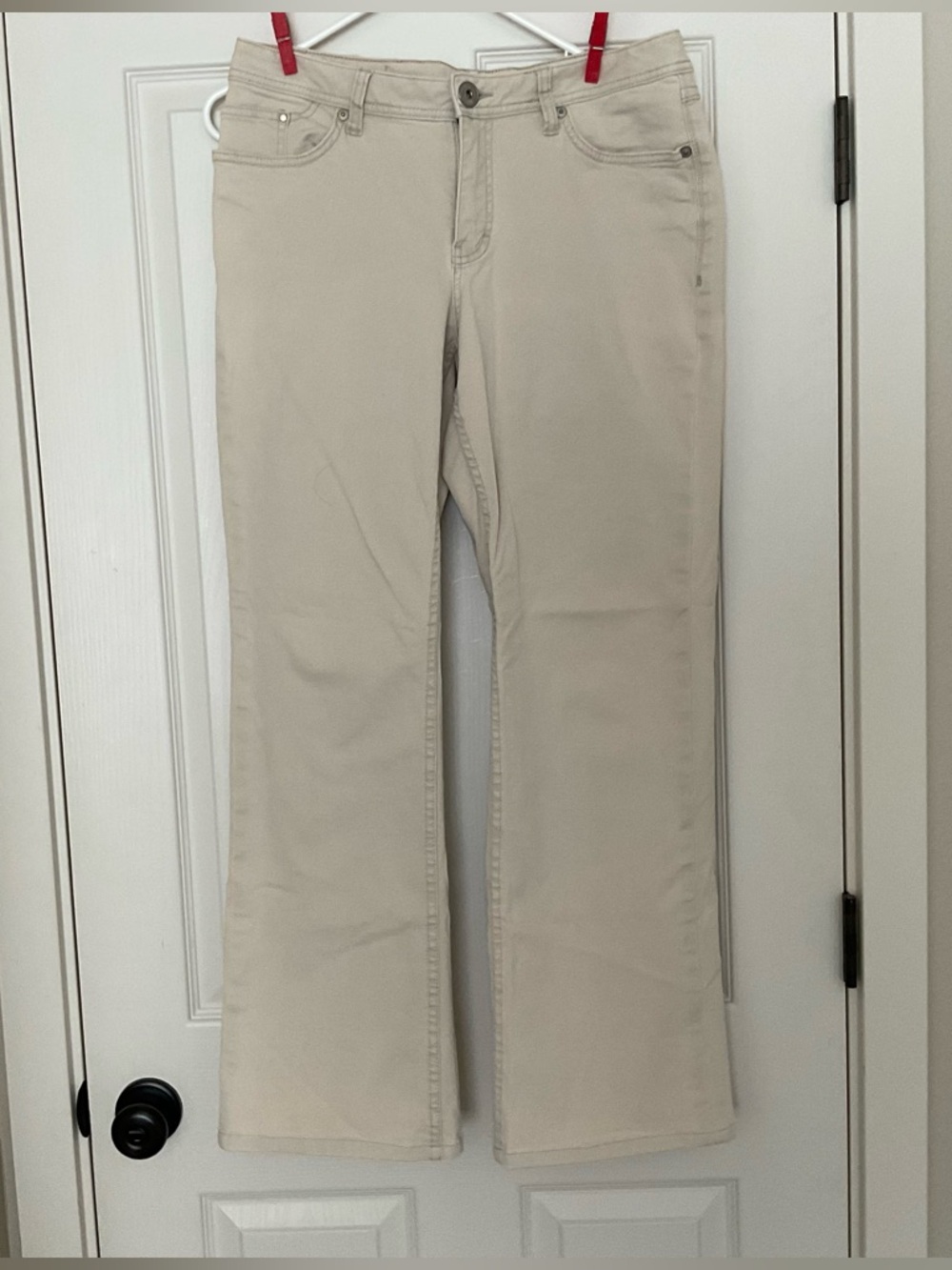 Christopher Blue Light Cream Stretch Jeans